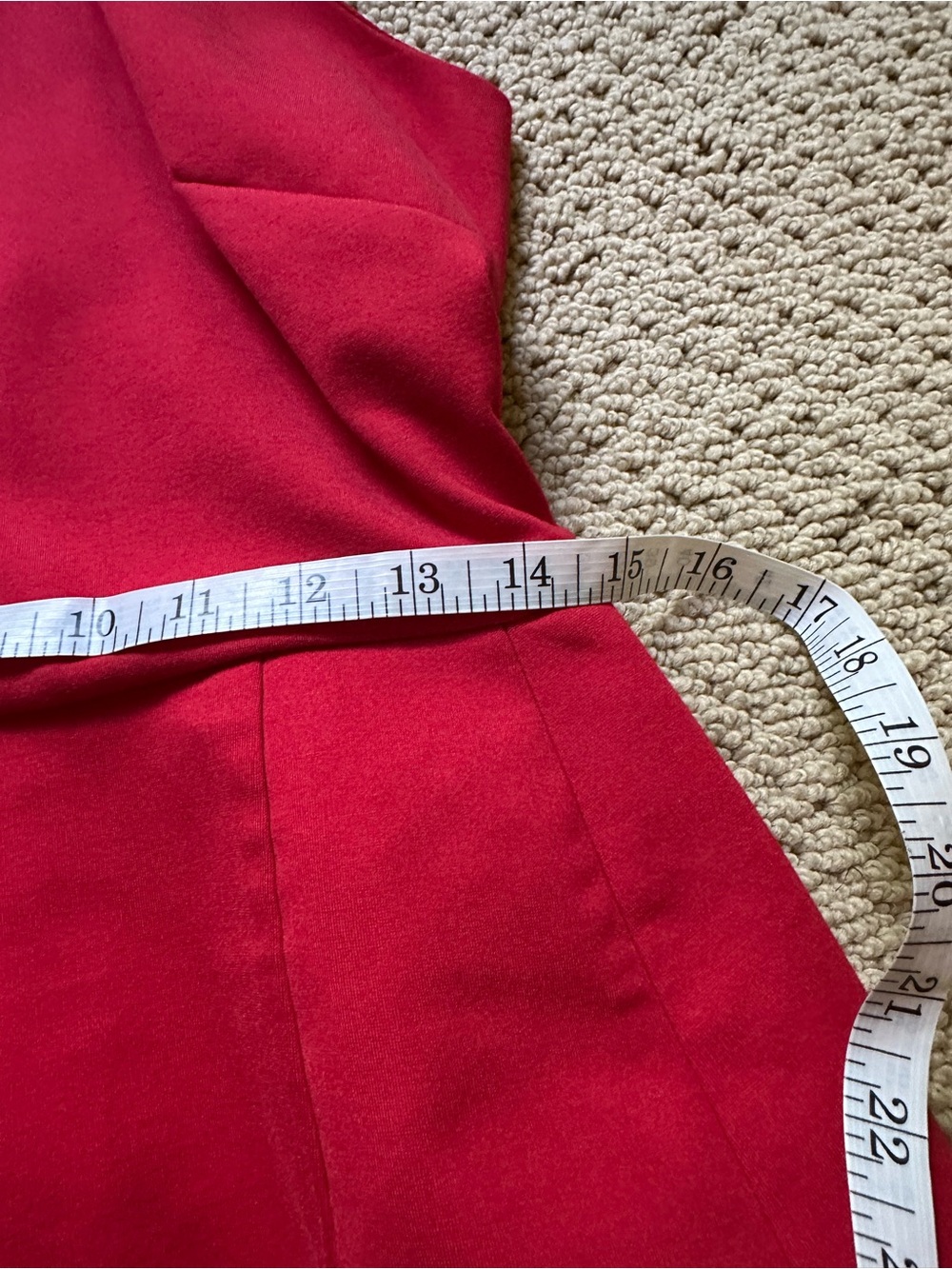 NWT Anthropologie Hutch Red Mock Neck Open Back Cutout Fit & Flare Mini Dress S - Picture 12 of 12